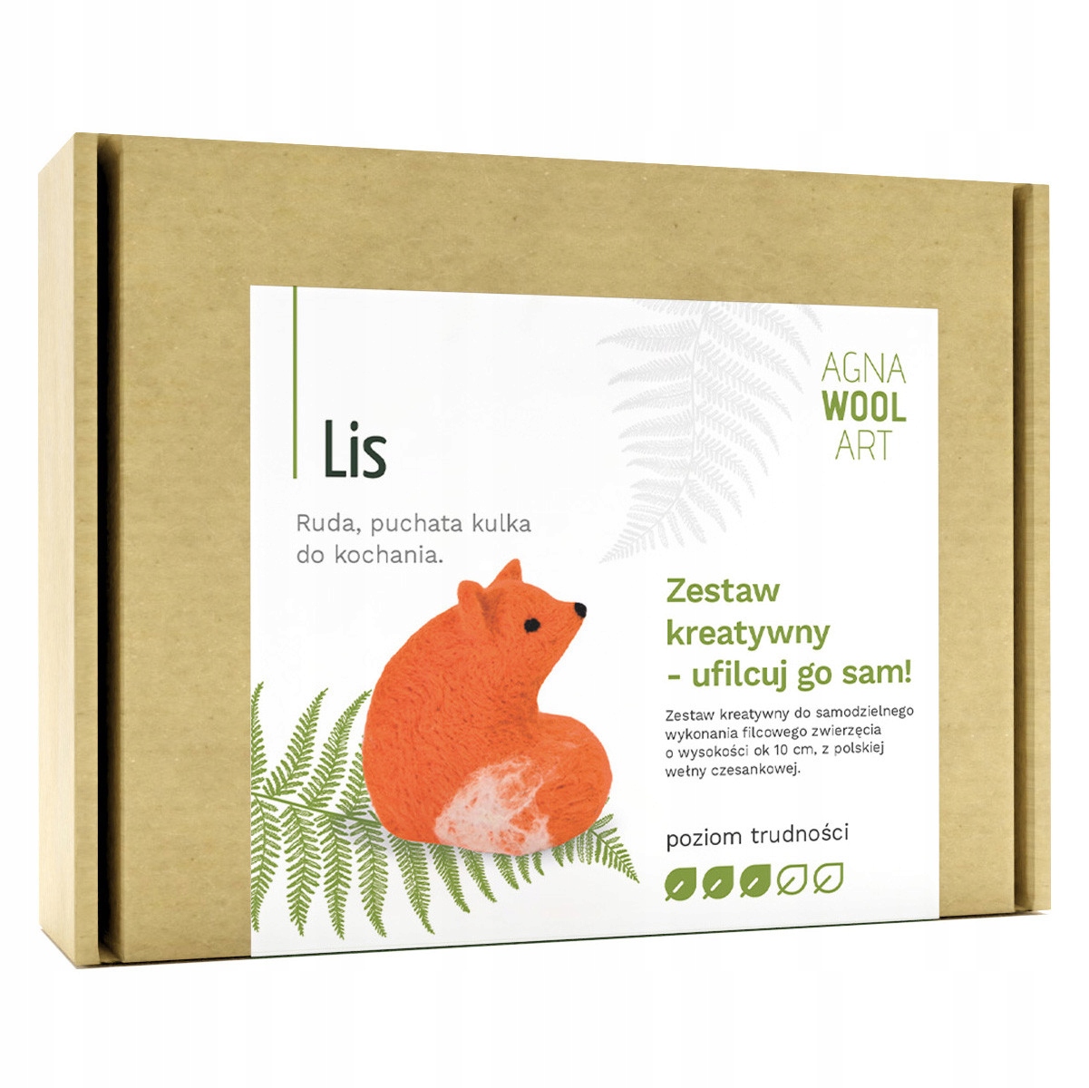 Kreativní sada na plstění AgnaWoolArt Liška