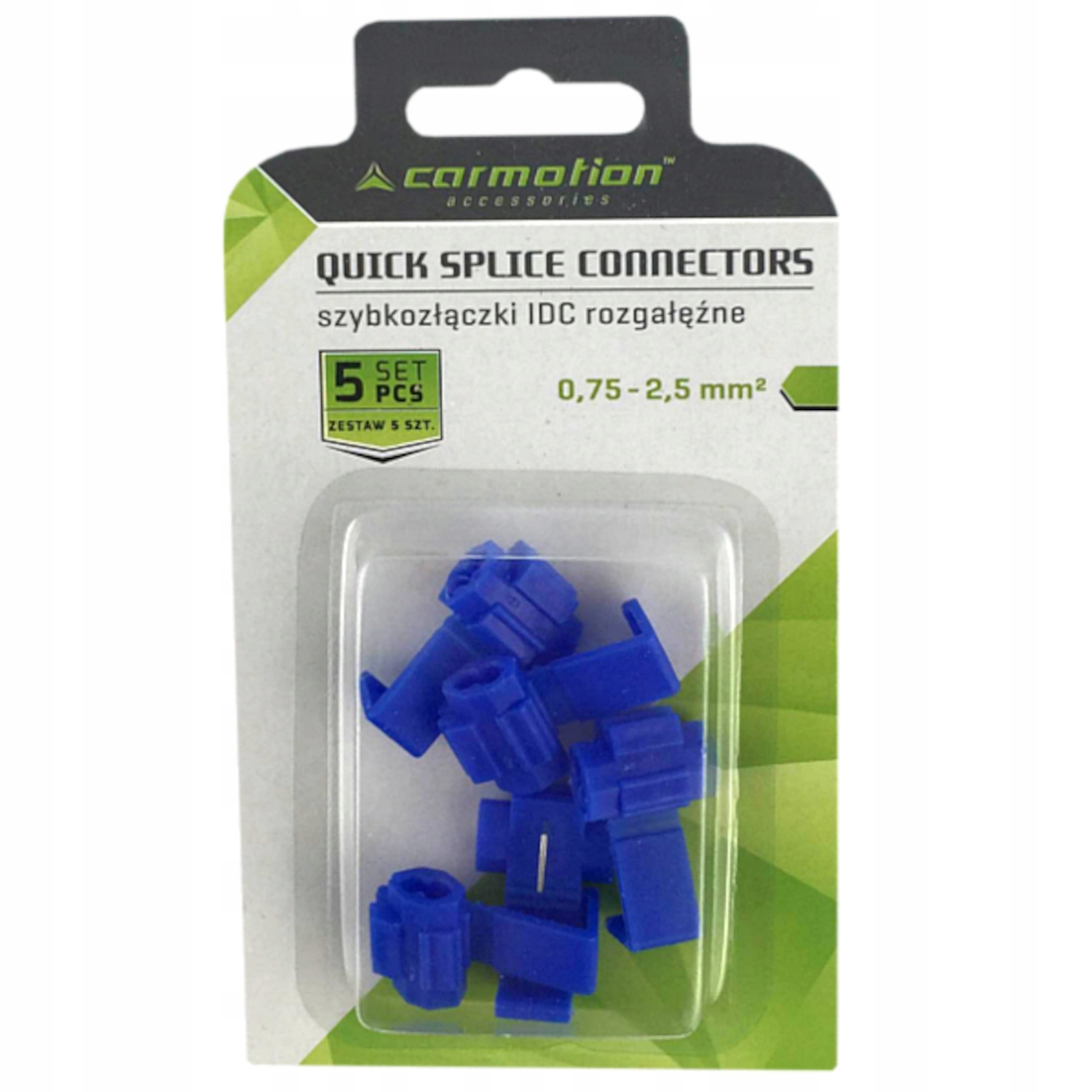 

Szybkozłączki Elektryczne 0,75-2,5MM 18-14AWG 15A