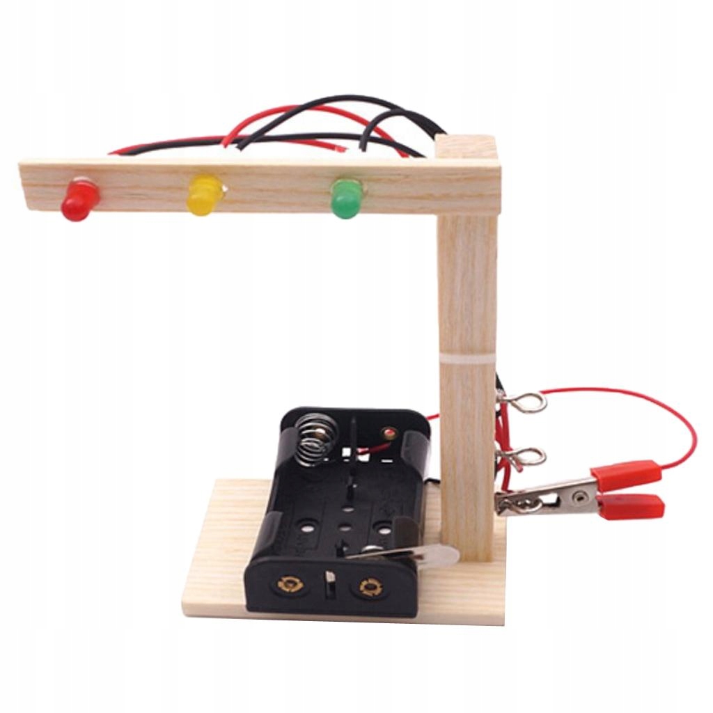 eksperymenty naukowe Lampka sygnalizacyjna DIY Rodzaj pojazdu znak drogowy, sygnalizator