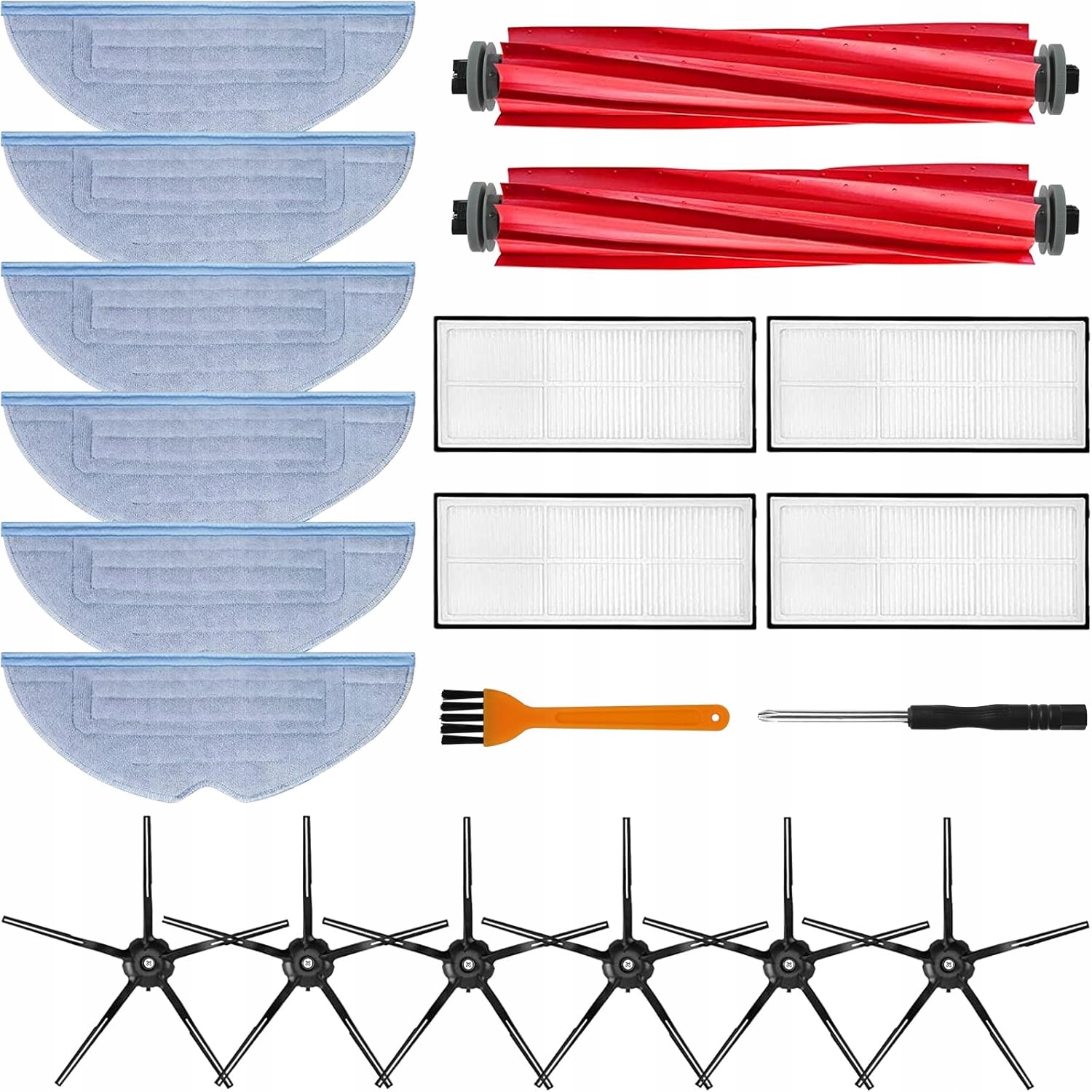 Zestaw szczotki filtry Mopy do Roborock S7 Części zamienne do Plus S7 MaxV