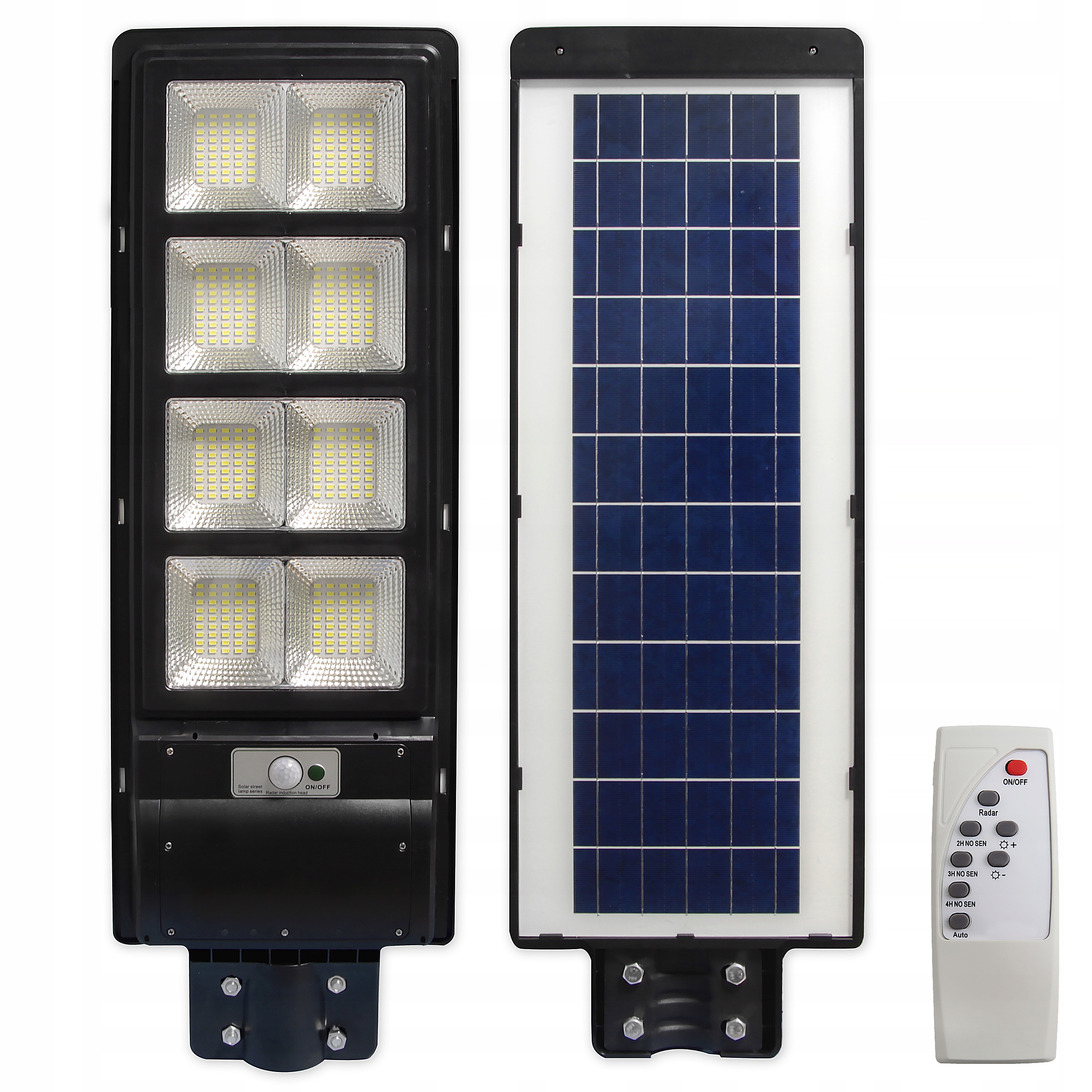 Lampa Solarna Uliczna 360W 3600W Led Z Czujnikiem Ruchu I Zmierzchu Pilot