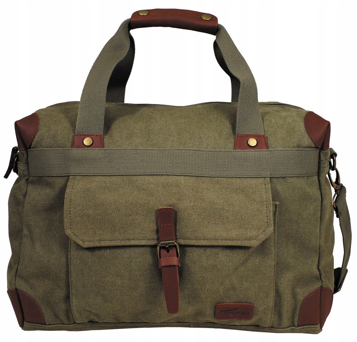 Příruční taška „pt“ s plachtou, olivová