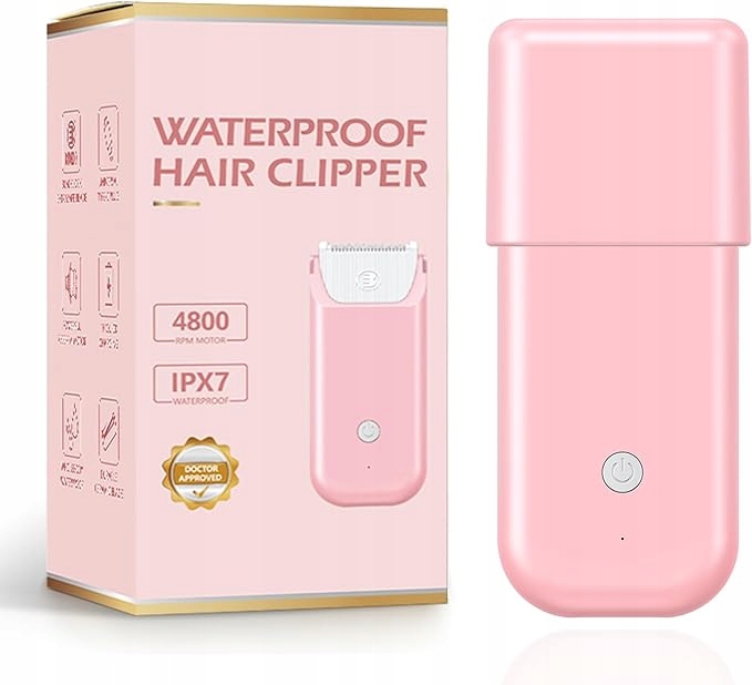 Levně Bezdrátový zastřihovač psů a koček, růžový Openbeauty