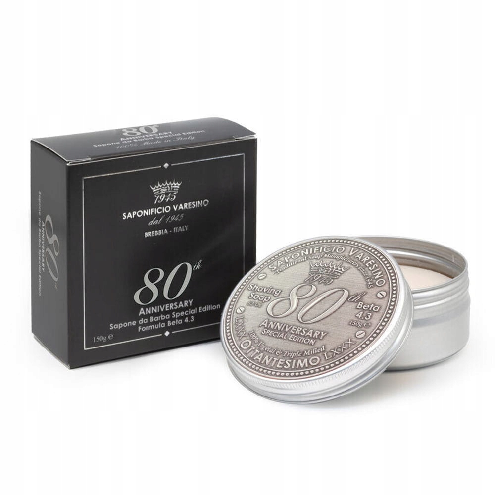 Saponificio Varesino 80. výročí 4.3, mýdlo na holení 150 g
