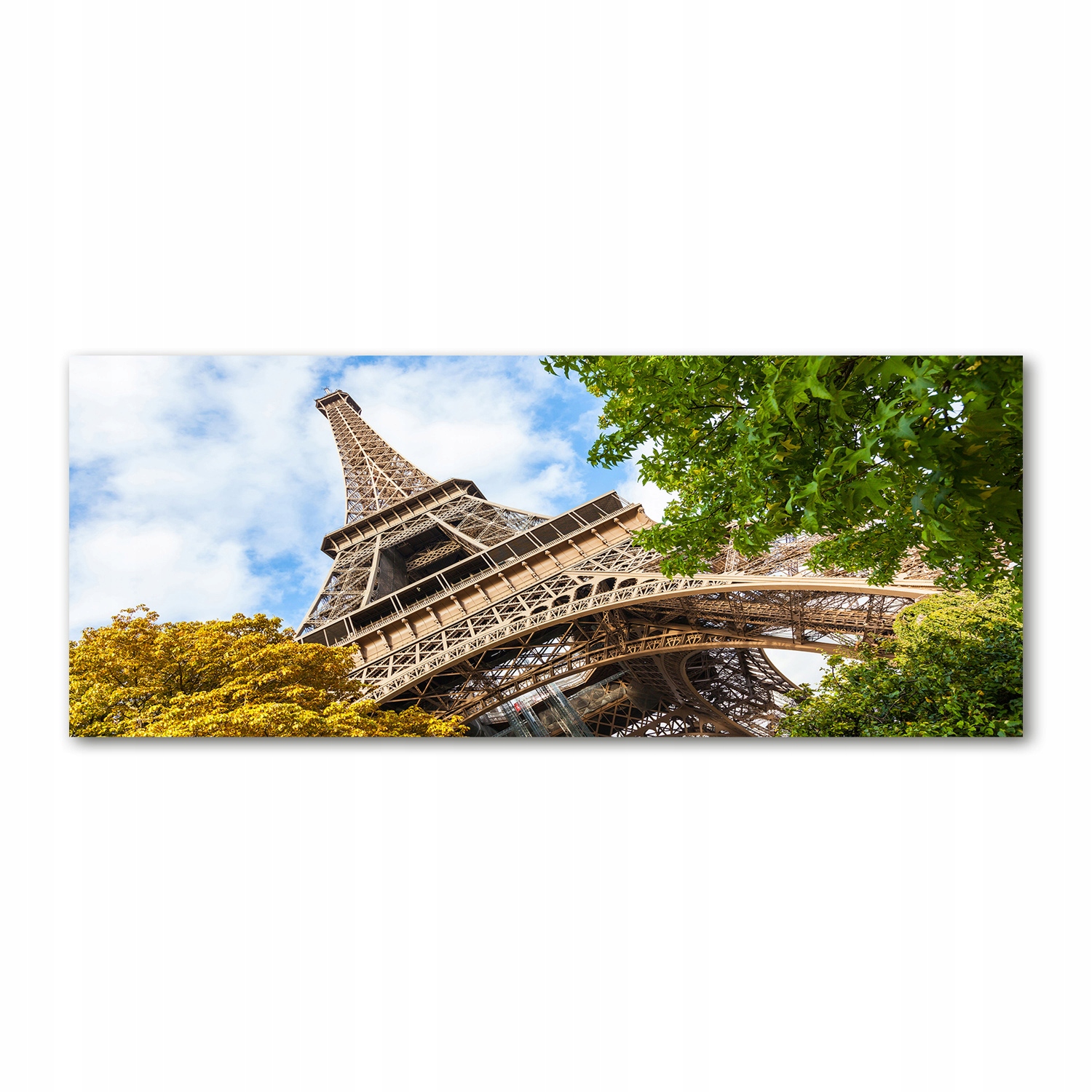 

Foto obraz szkło akryl Wieża Eiffla Paryż 125x50cm