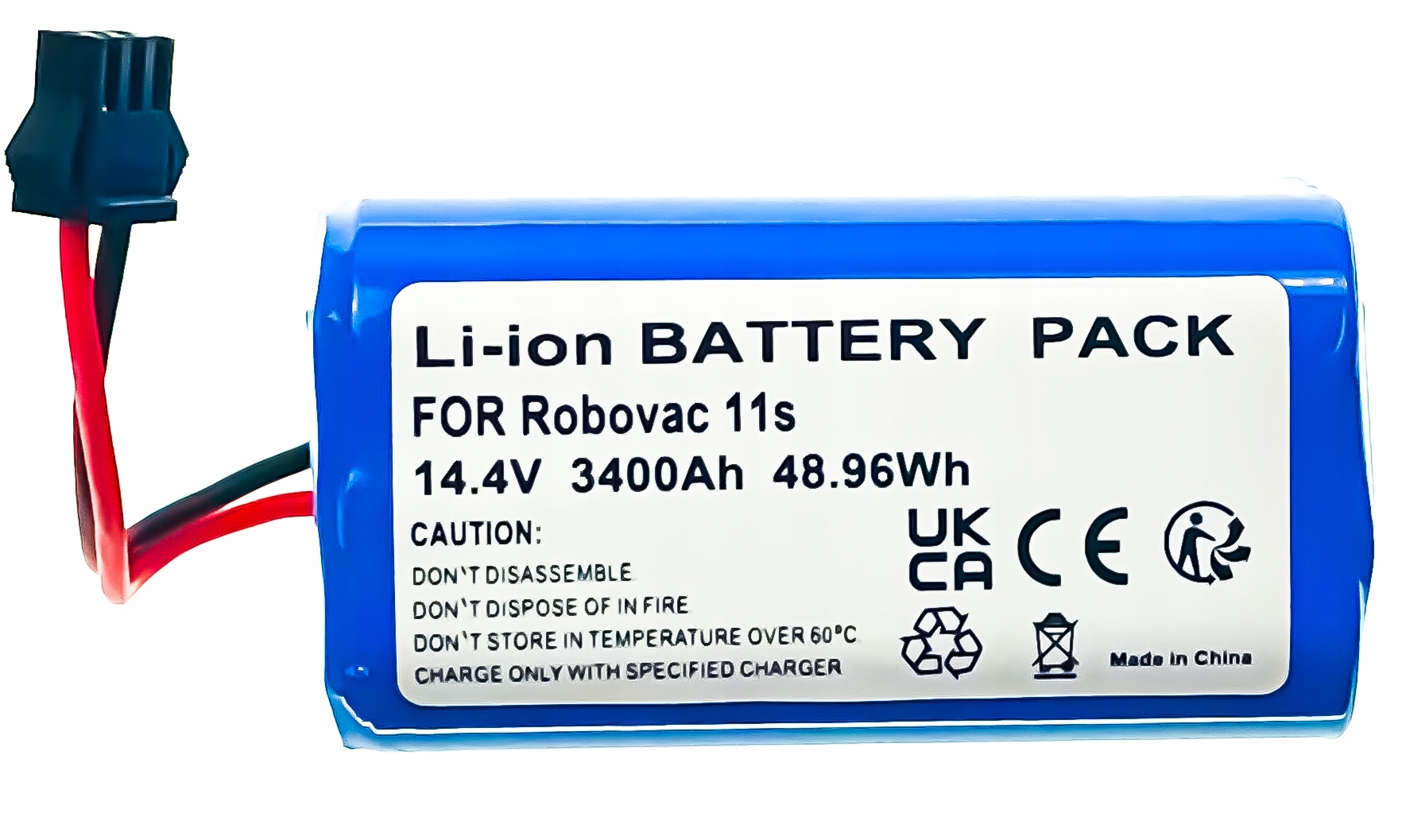 Baterie 3,4Ah 14,4V pro Vysavač Gutrend Echo 520, Sense 410, Smart 300