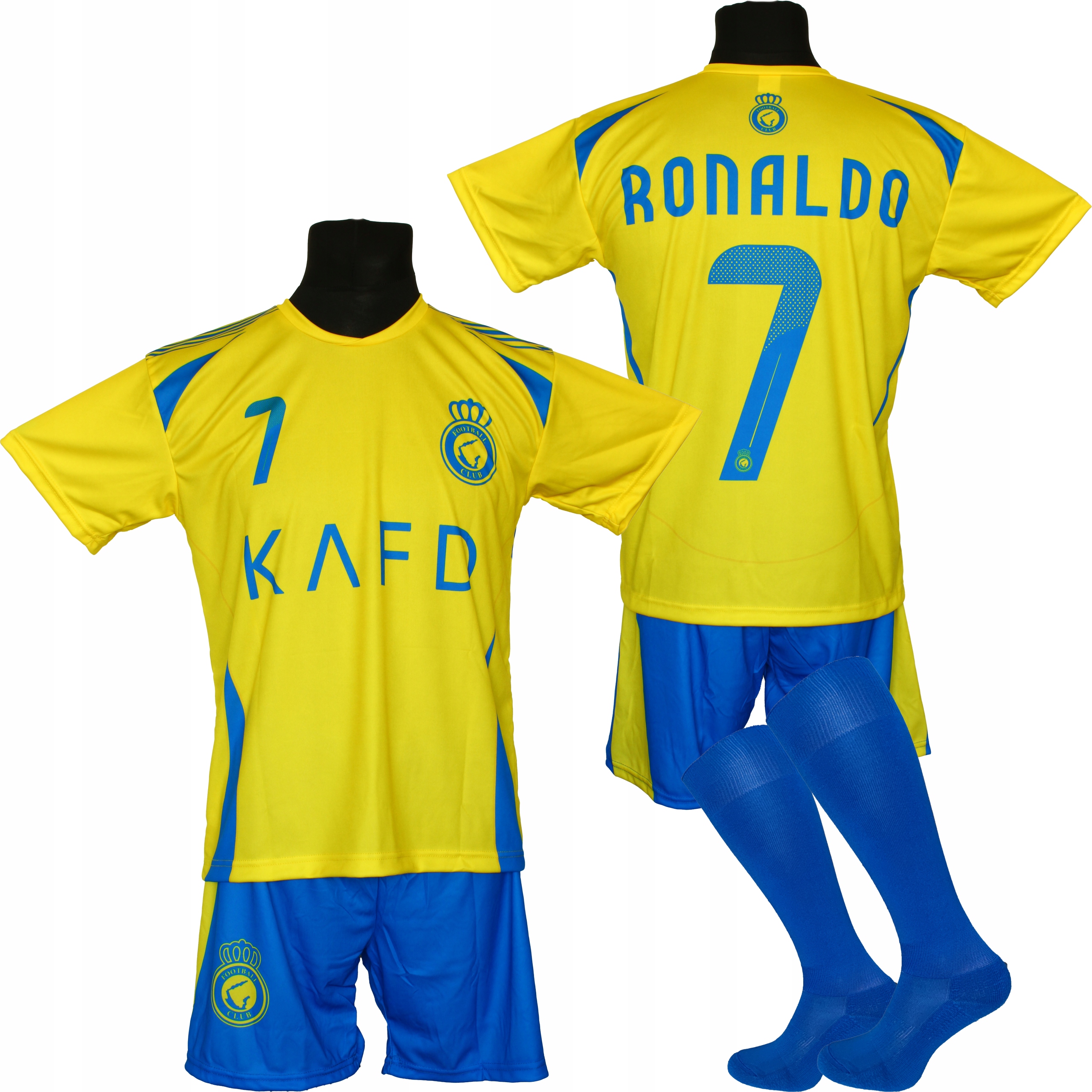 Ronaldo komplet strój piłkarski Al Nassr Bg 158