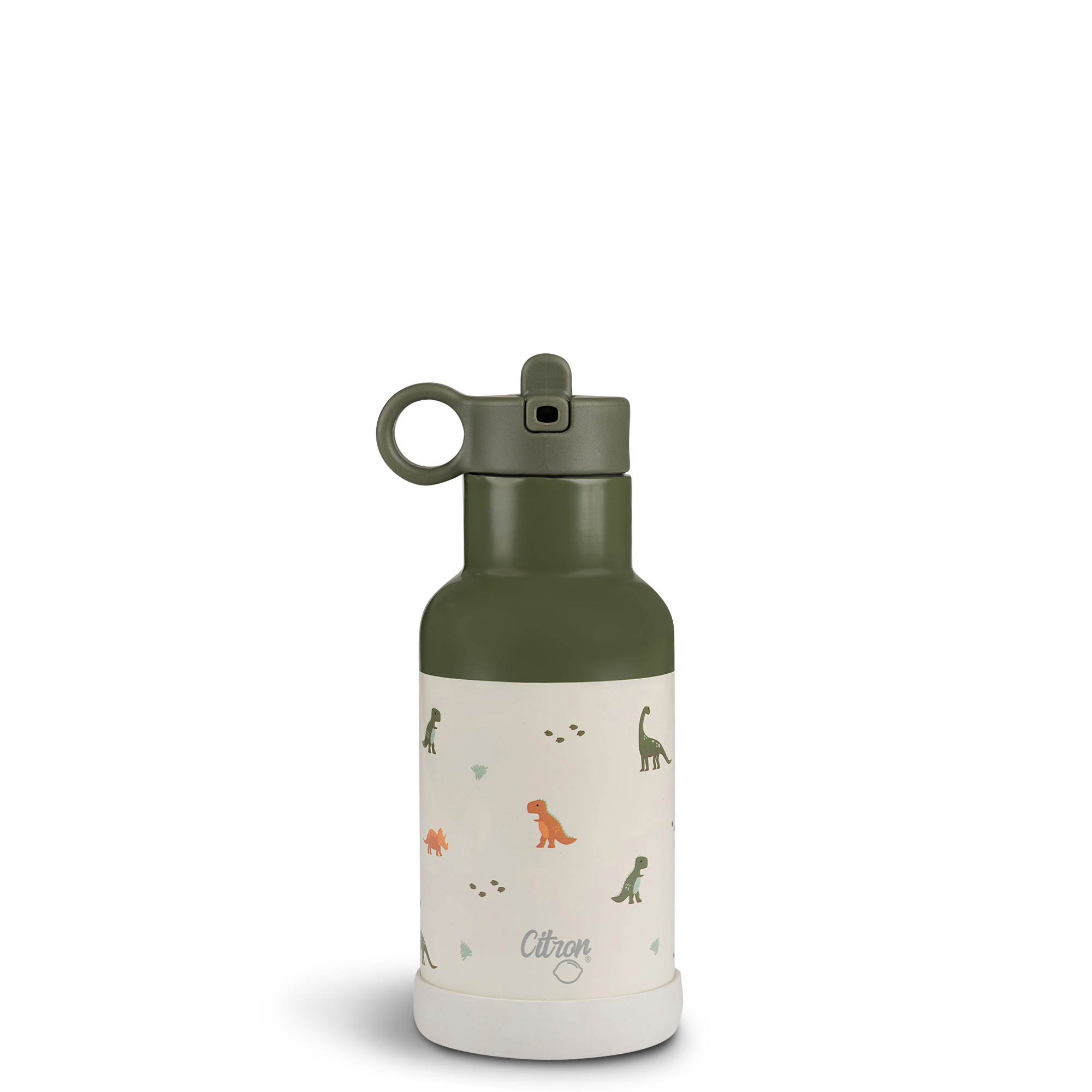 Citron: butelka termiczna ze stali nierdzewnej 350ml Dino Green
