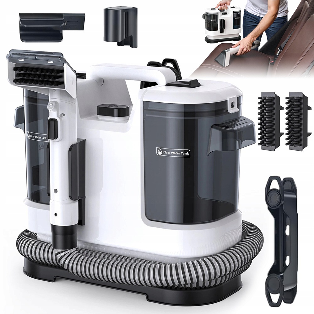 Vysavač 450W Nádrže 800/1800ML Na Čištění Koberců