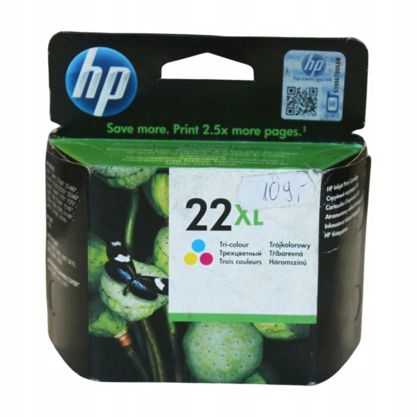 Hp 22XL C9352CE inkoust col 15/16 originál