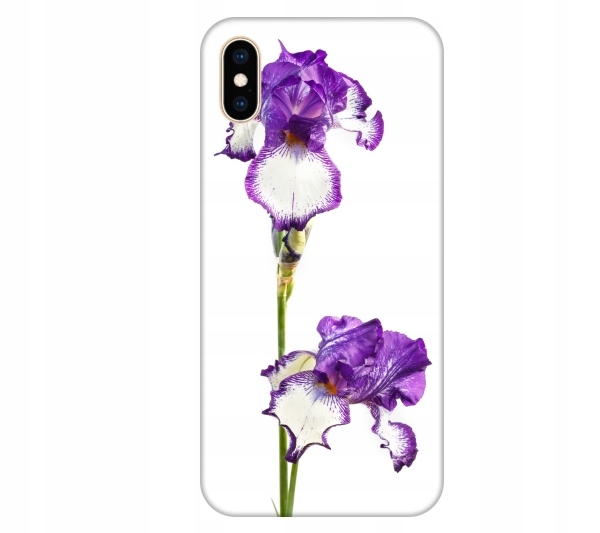 

Etui na telefon iPhone X / Xs Kwiat fioletowy akwa