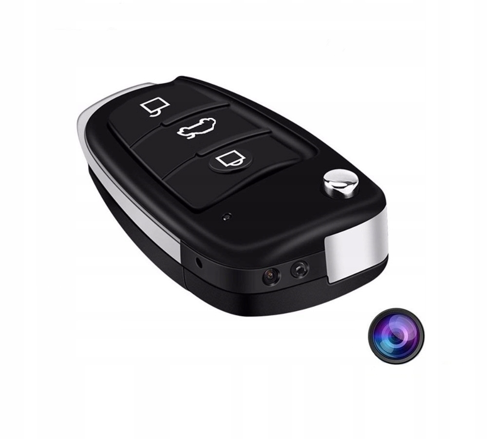 Skrytá Mini Špionážna Kamera S Kľúčom Do Auta Auto Full Hd