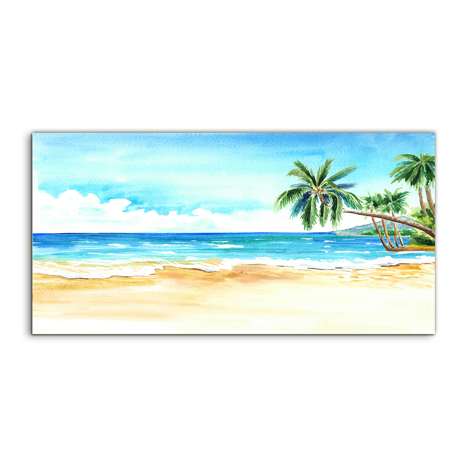 

Obraz akryl 120x60 na prezent Morze Plaża Tropiki