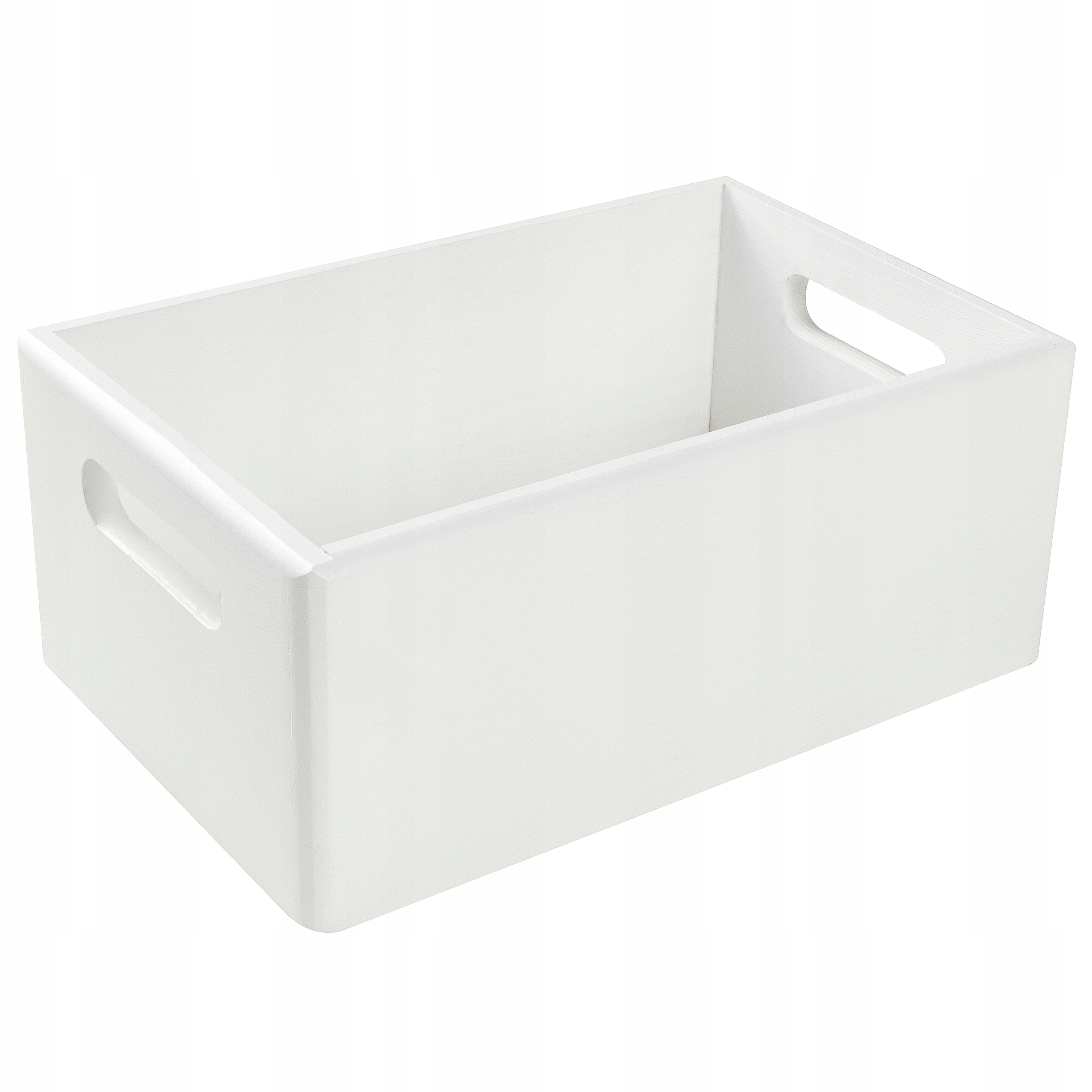 

Skrzynia drewniana biała pudełko małe 30x20x13 cm