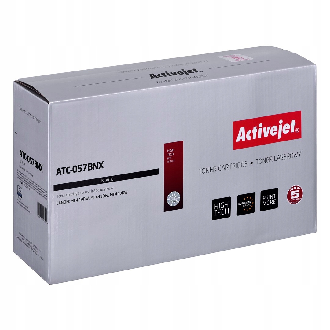 Activejet toner pre Canon CRG-057HBK, nový, ATC-057BNX