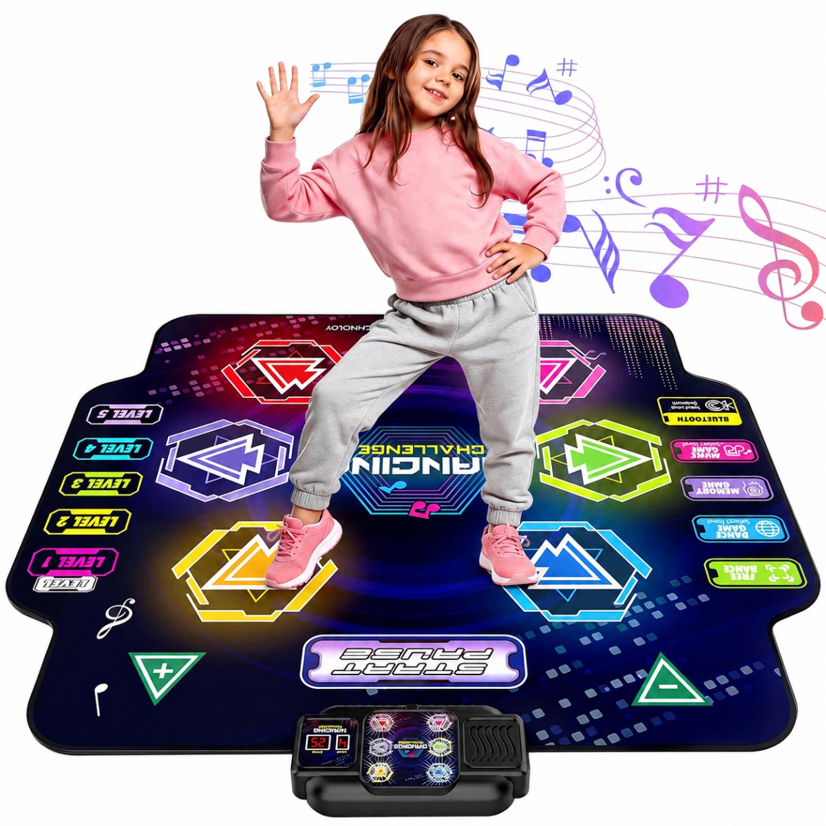 Interaktywna Mata Bluetooth Do Tańczenia Gra Taneczna Muzyczna Dla Dzieci