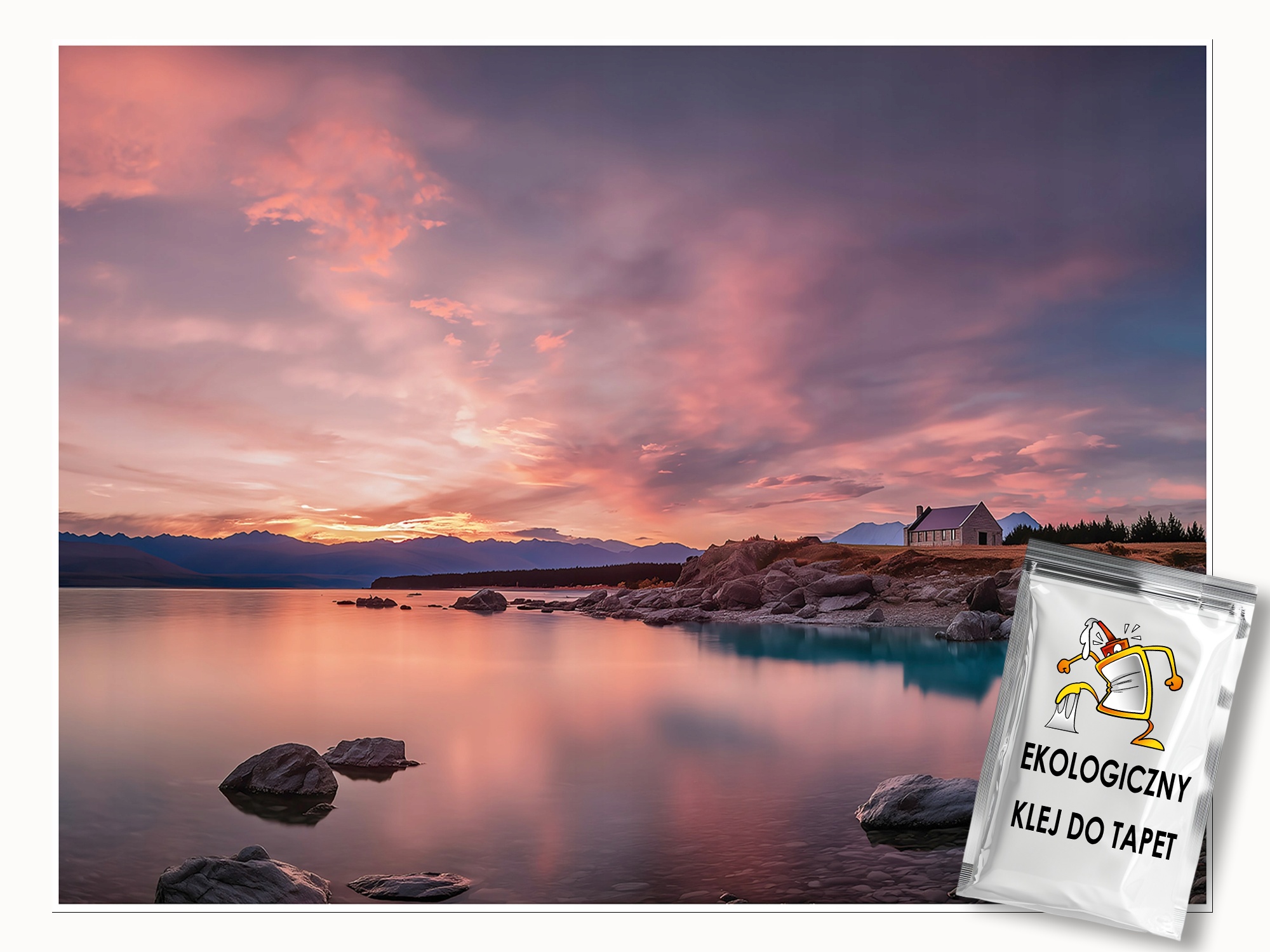 Fototapeta Jezero 3D Krajina Ložnice Obývací Pokoj Tapeta Flizelina 400x280