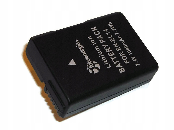 Bateria do Nikon EN-EL14 D3100 D3200 D5100 P7000