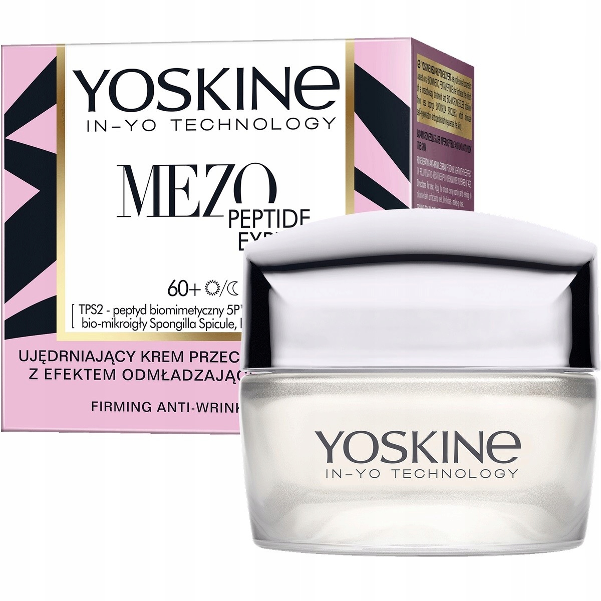 Yoskine Mezo Peptide Expert Zpevňující krém proti vráskám 60+ na vlasy