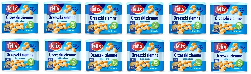 Levně 12x 140 g Felix Arašídy lehce solené Karton