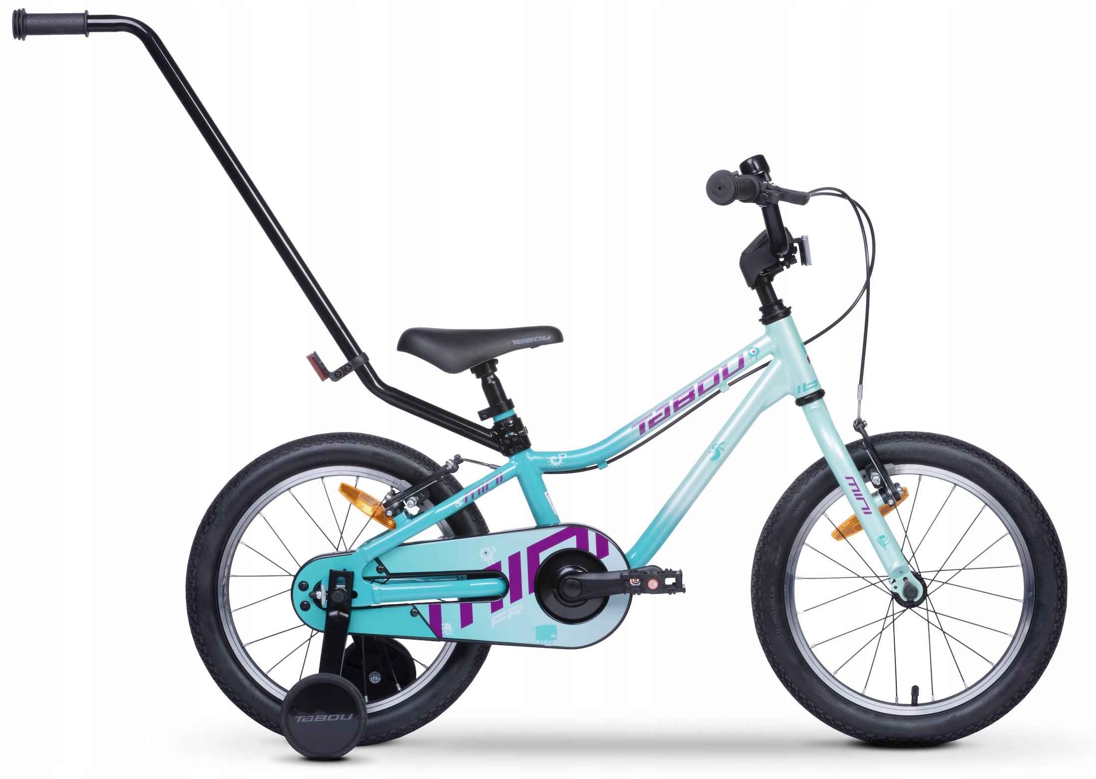 Rower Dziecięcy Rowerek 18 Cali Dla Dziewczynki Prowadnik Koła Boczne Tabou
