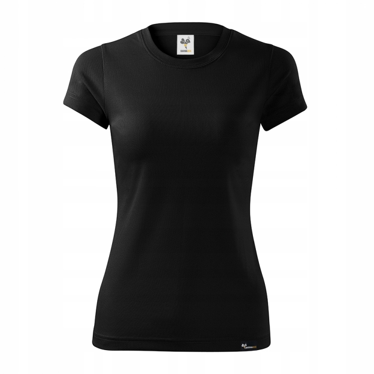 

KT00 - Xs / Koszulka bawełna t-shirt damska czarna
