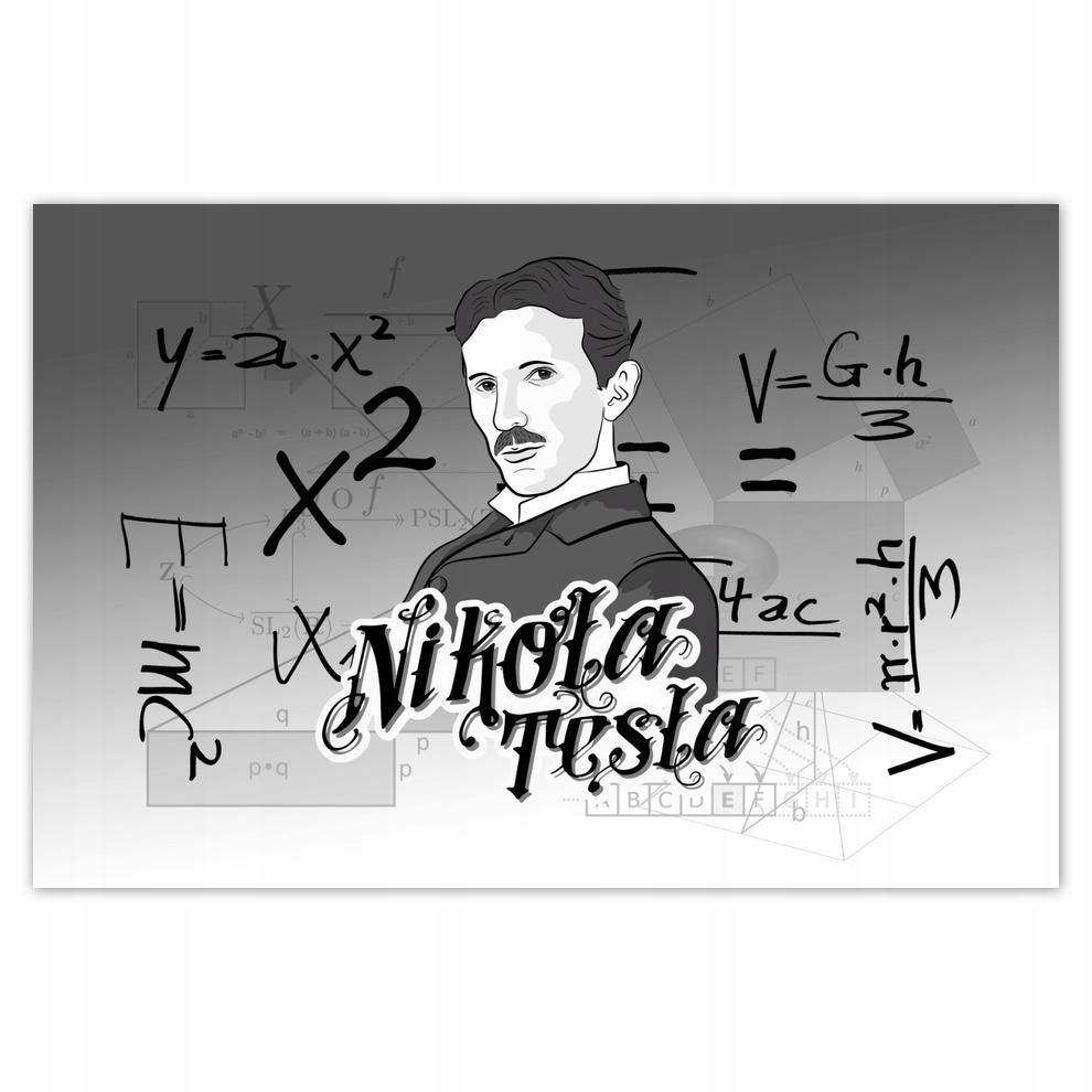 

Plakat 93x62 Nikola Tesla wynalazca