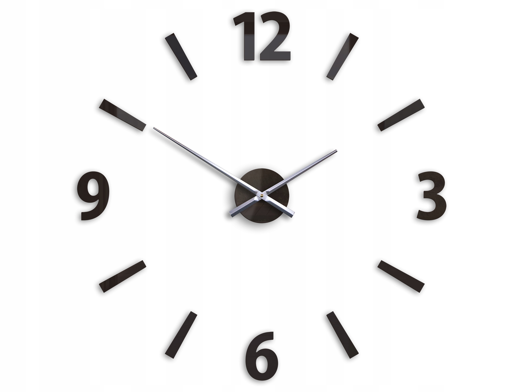 

Duży zegar ścienny ModernClock Klaus Wenge XXL