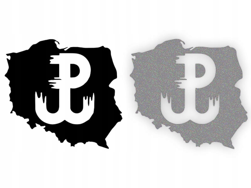 Naklejka Mapa POLSKA WALCZĄCA W04 na samochód na a