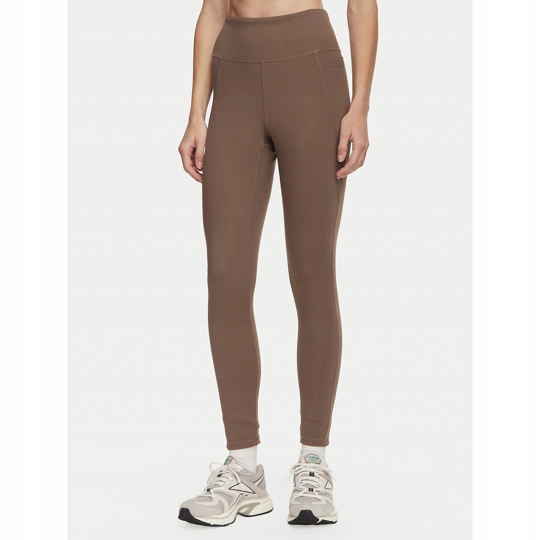 Damskie Legginsy RK25975CCW brązowy