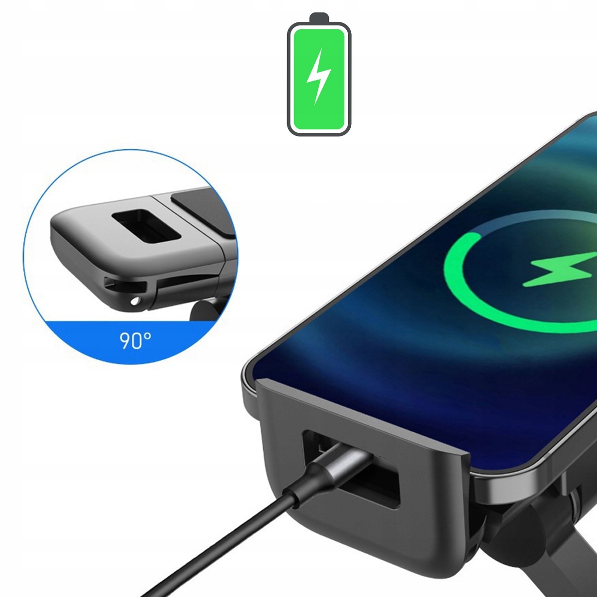 Uchwyt samochodowy na telefon tablet na zagłówek DO TELEFONU TABLETU 360 EAN (GTIN) 5903814622060