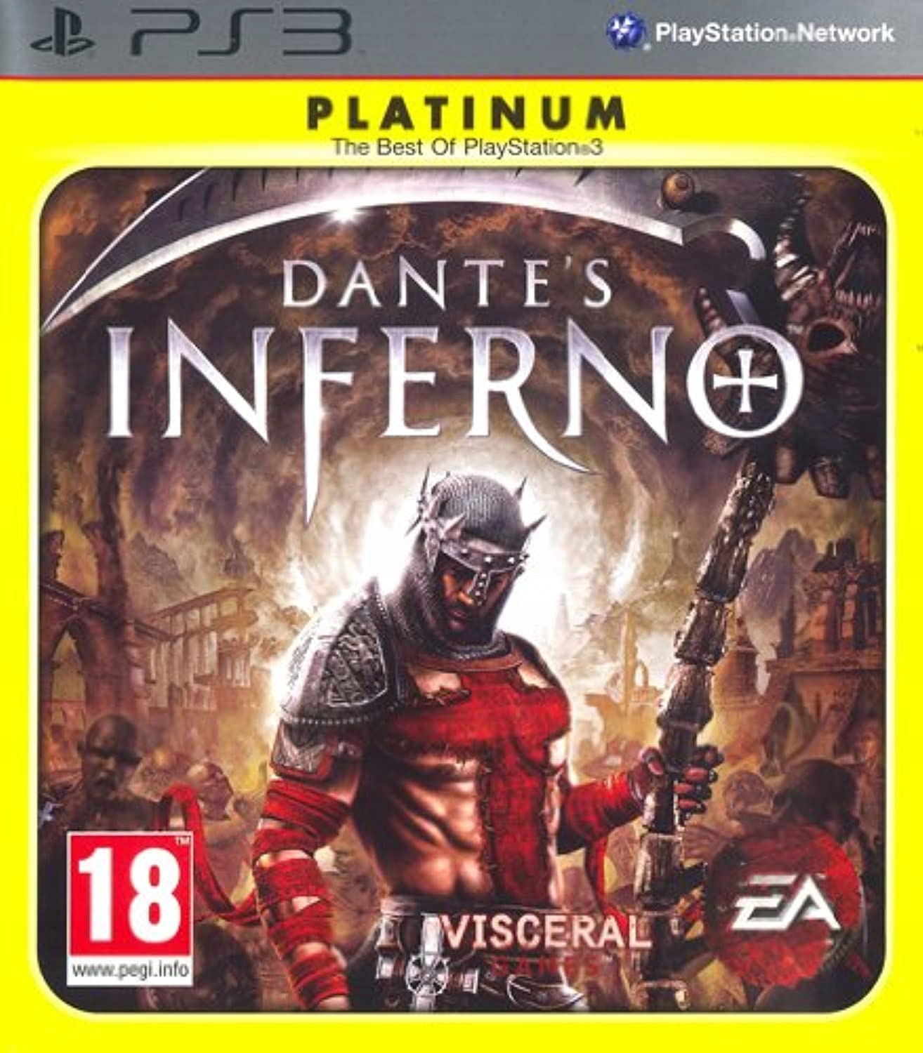 Dante's Inferno PlayStation 3 (PS3) pudełkowa