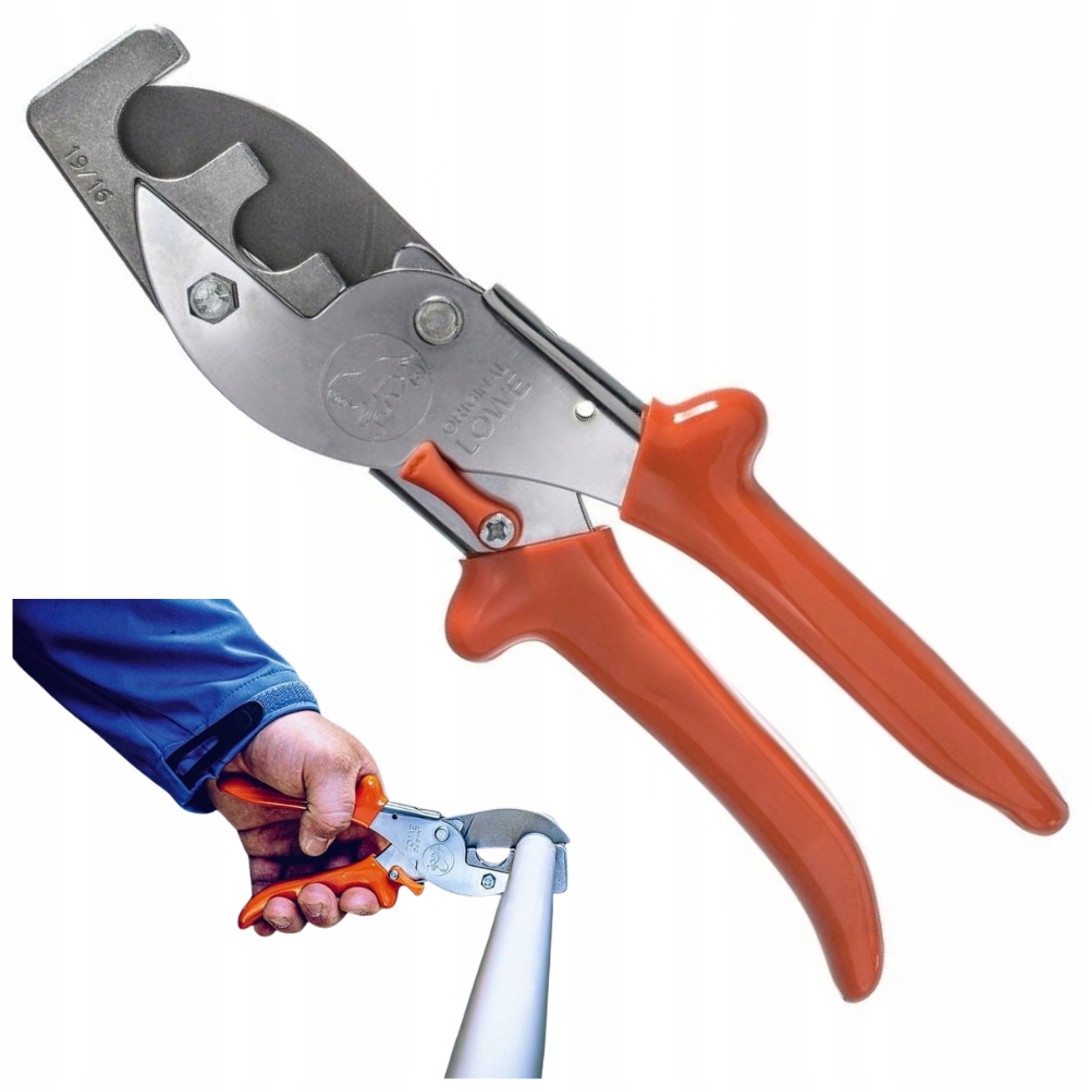 Nůžky na Pvc profily s úhloměrem 15 30 90 Löwe 3 204 16U19