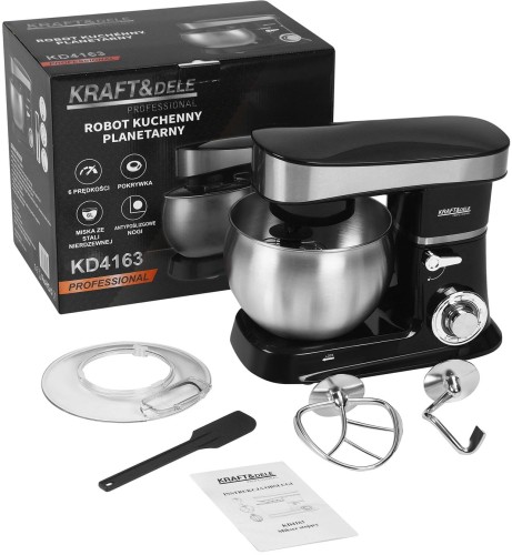 Mixér Mixer Planetárny Kuchynský Robot 2500 W Multifunkčný 6 L Akcesoria