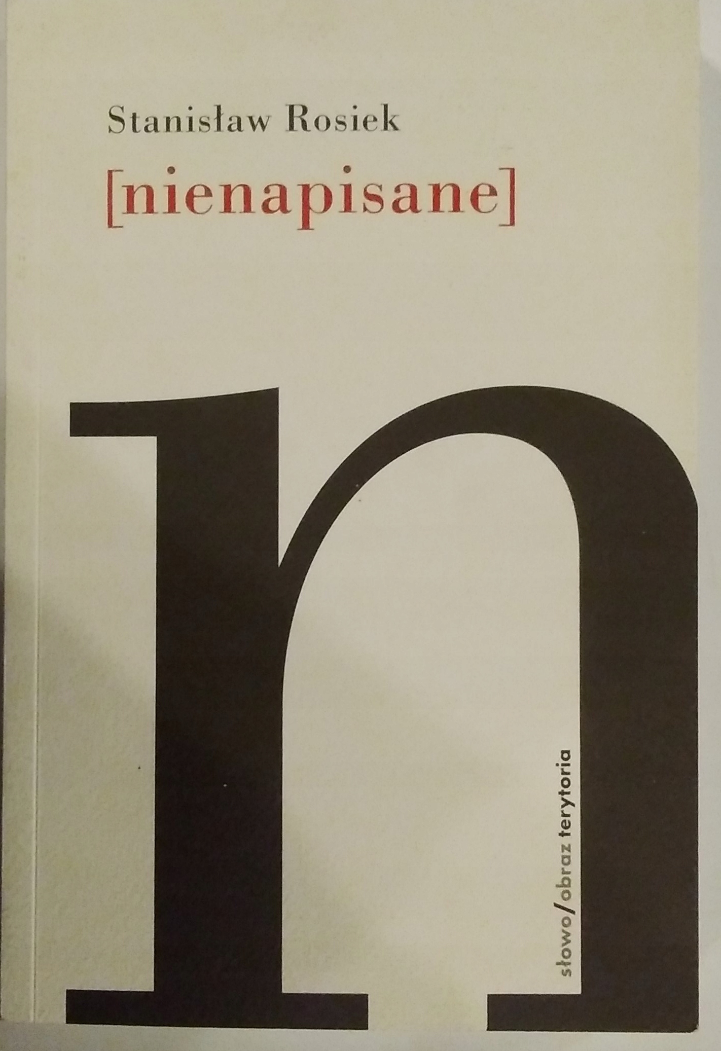 Nienapisane Stanisław Rosiek-Zdjęcie-0