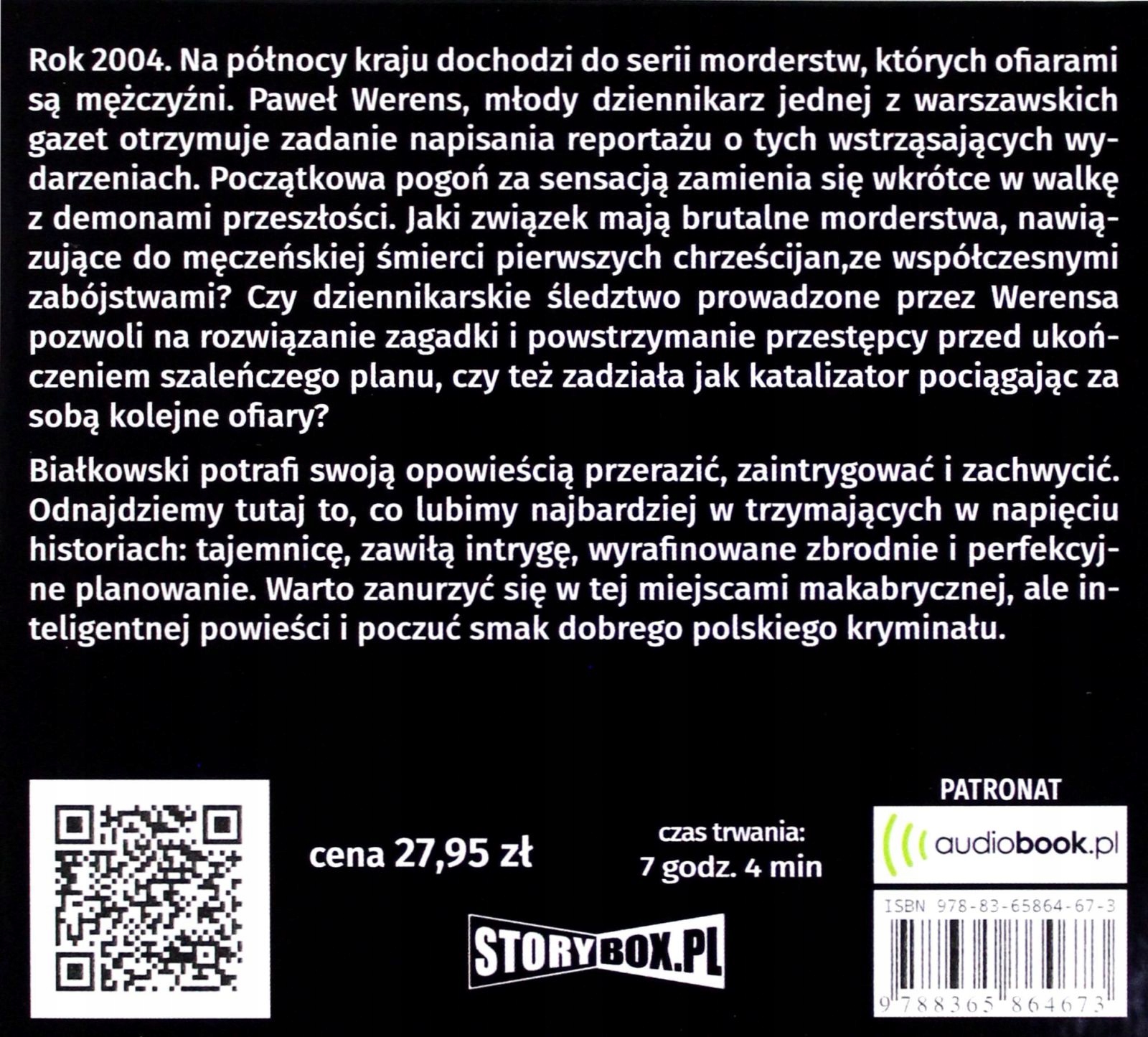 DRZEWO MORWOWE - TOMASZ BIAŁKOWSKI [AUDIOBOOK] Stan opakowania oryginalne