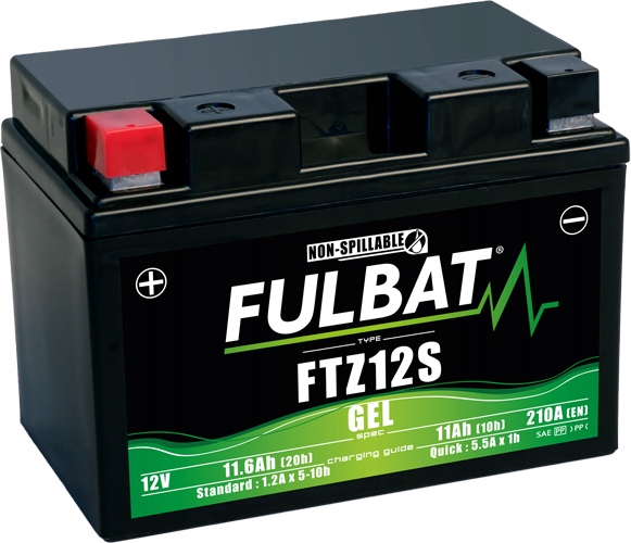 Akumulator Żelowy Fulbat FTZ12S YTZ12S Gel 11,6Ah 210A