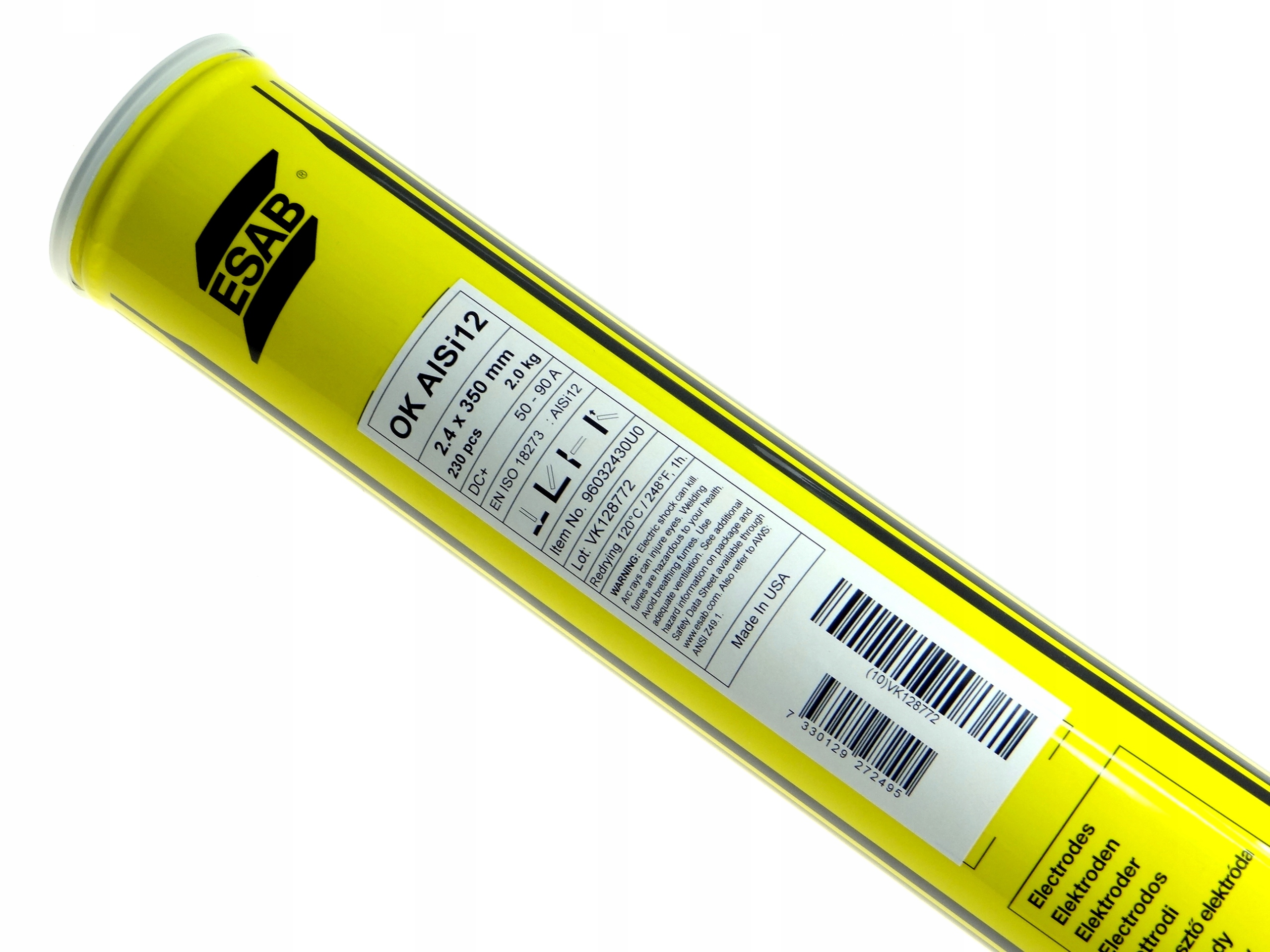 Elektroda Do Aluminium ALSi12 Fi 2,4 Esab 20 Sztuk