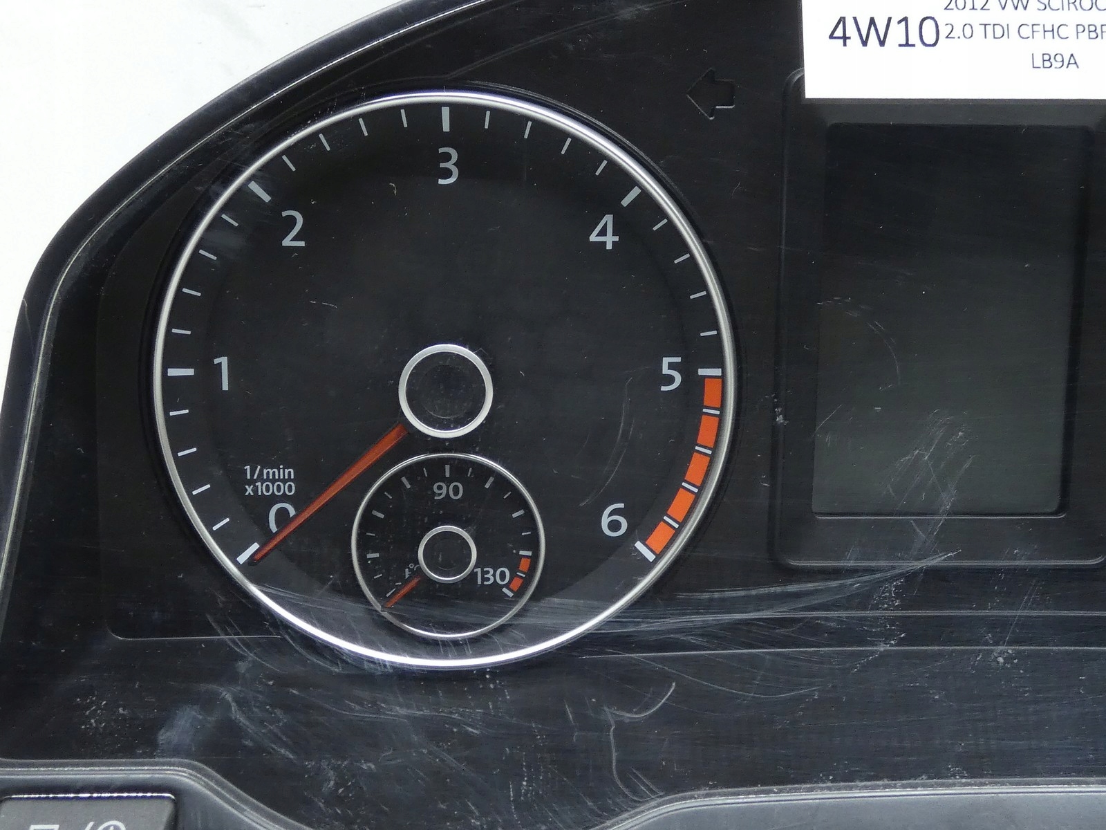 dials clock dials VW SCIROCCO III 1K8 2.0 TDI CFH 1K8920974A