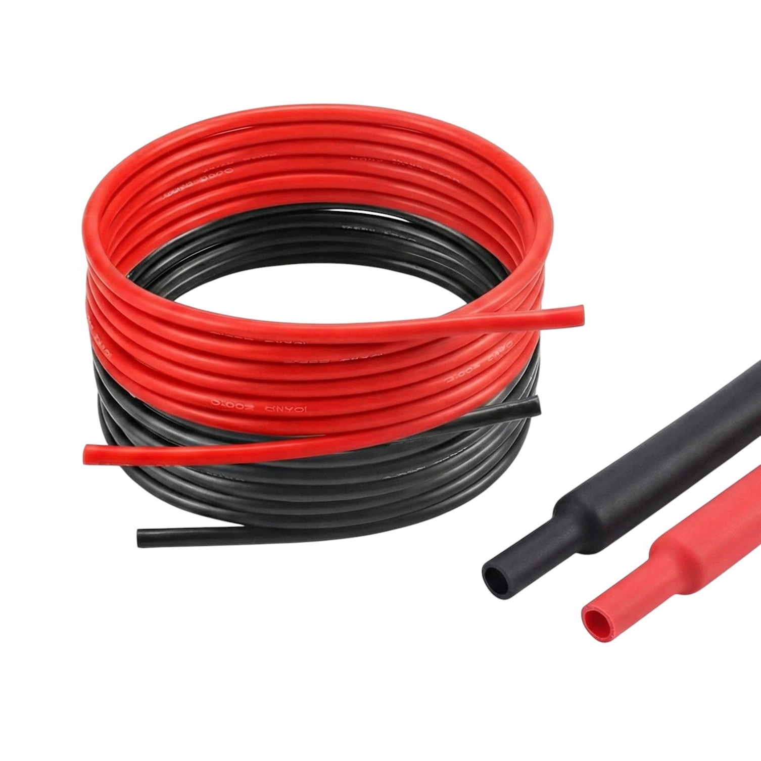 Kabel silikonowy 13AWG do paneli solarnych camping power station 65A 10m