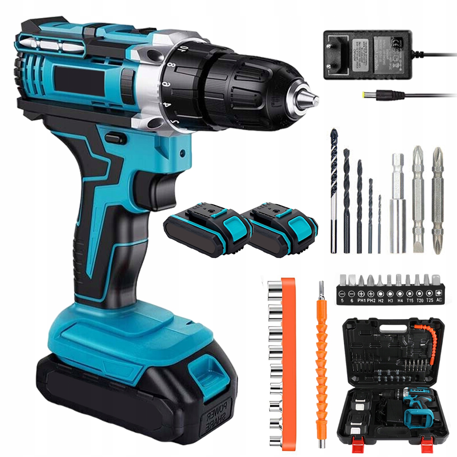 Aku Vrtačka 2 Akumulátory 2,0 Ah, Průměr 10 MM