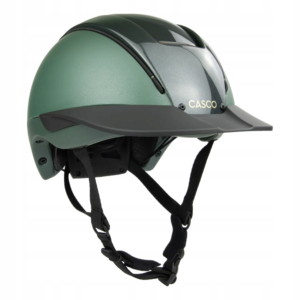 Kask jeździecki Casco Duell prime emerald regulowany zielony M (55-57)