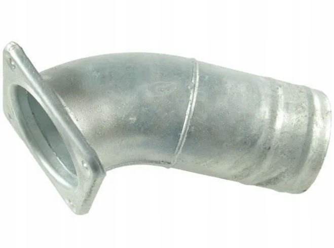 6304045Z - Коліно 45°з фланцем чотирикутник і втулкою оцинковка 6