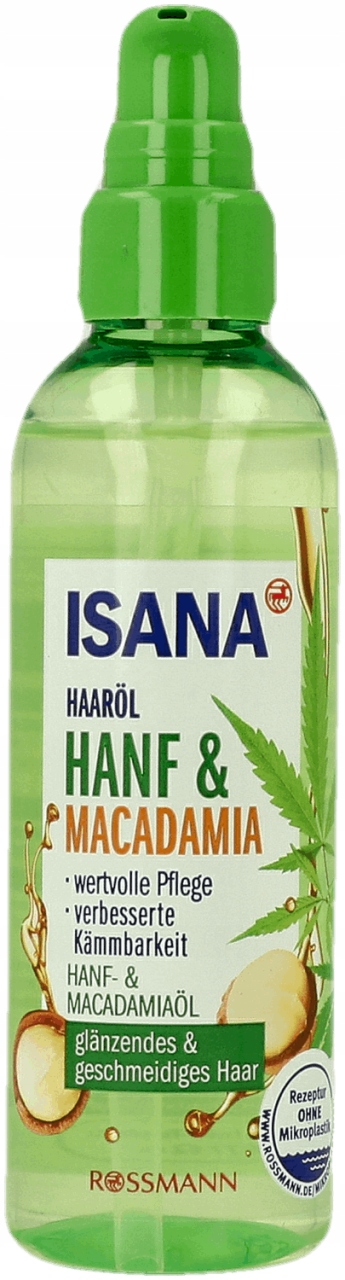 

Isana olejek do włosów konopie i makadamia 100 ml