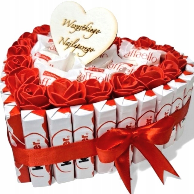 na urodziny imieniny dla żony dziewczyny zestaw kinder 20 cm