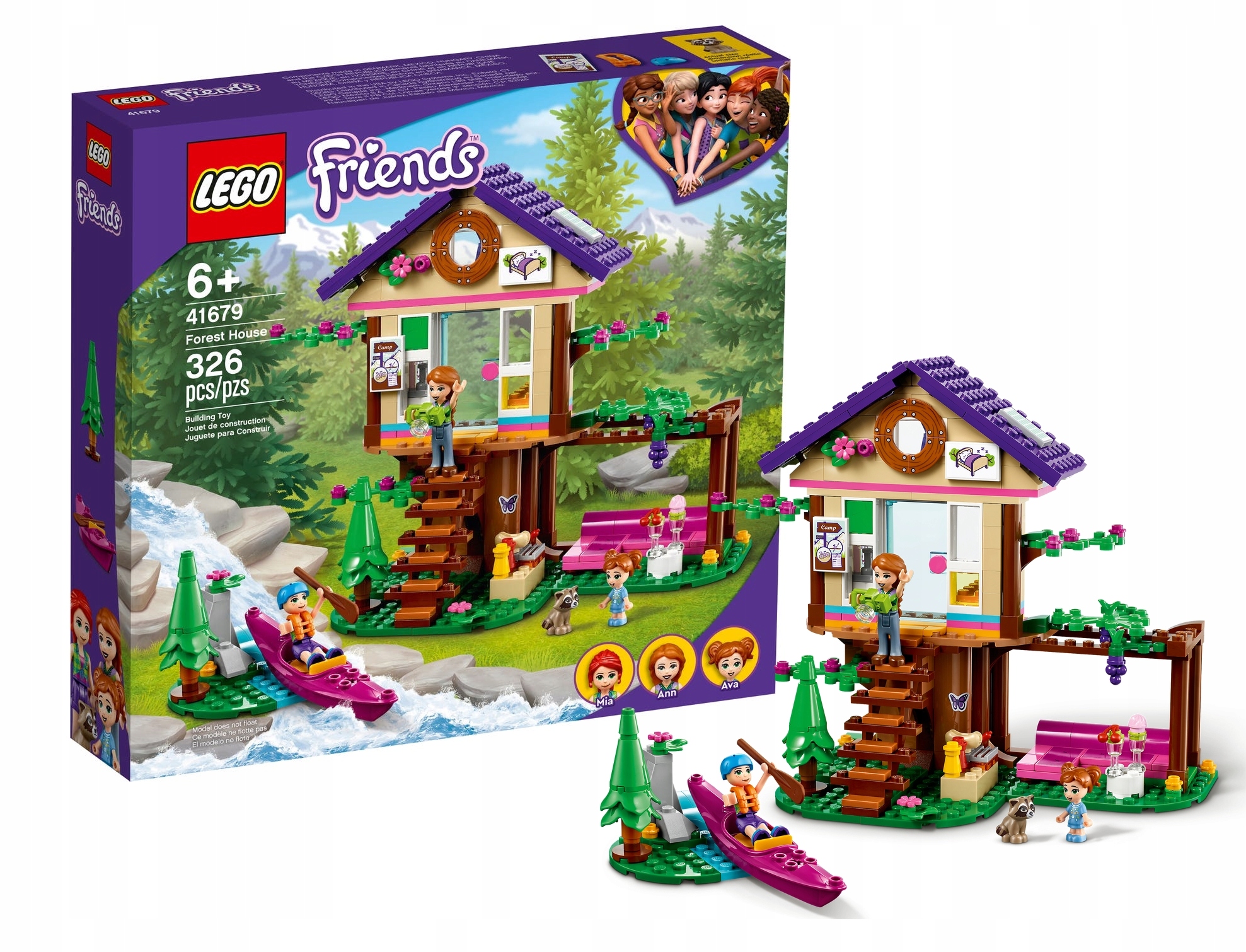 Lego Friends 41679 Lesní domek Nejlepší Stavebnice pro holčičku Nové