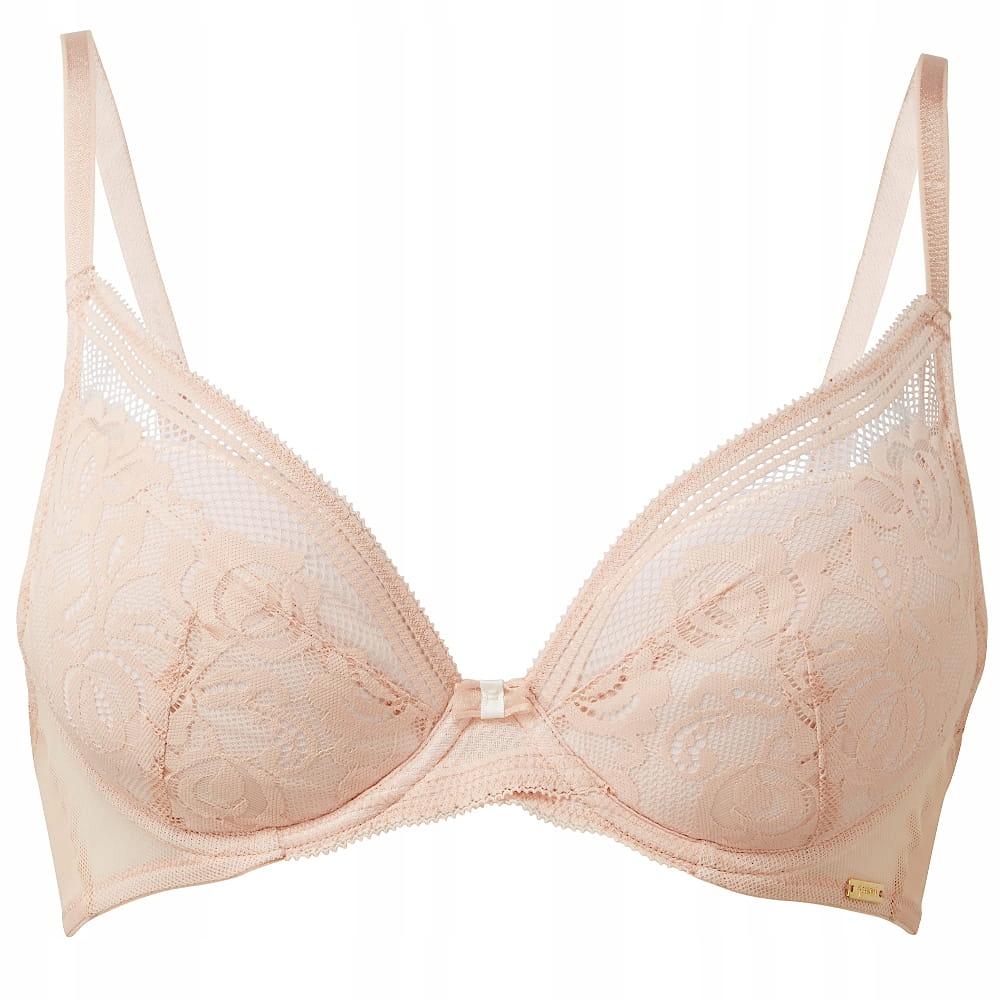 Gossard Encore blush podprsenka s hlubokým výstřihem a vysokým středem, velikost 85C 38C, barva tělová (blush)