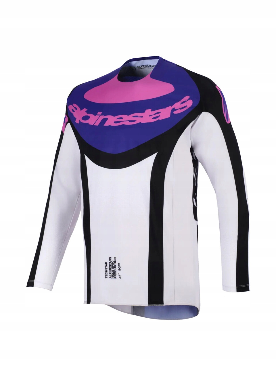 Mikina Alpinestars Techstar Knif čierna/gray/purple L