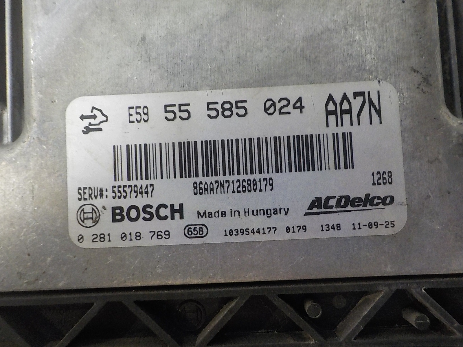 OPEL INSIGNIA Computer Bedienteil 55585024 0281018769 AA7N