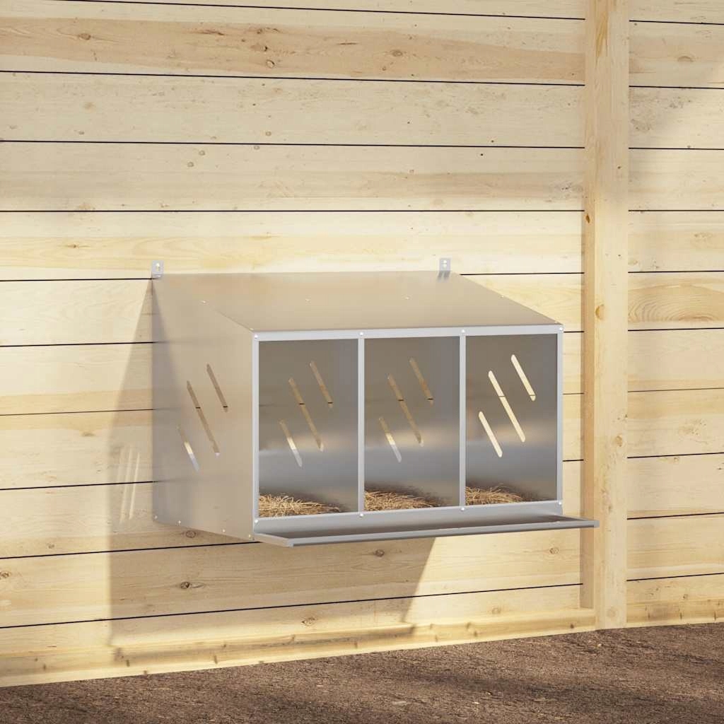 Levně Hnízdo Pro Slepice Snáškové Hnízdo Pro Slepice Se 3 Přehrádkami